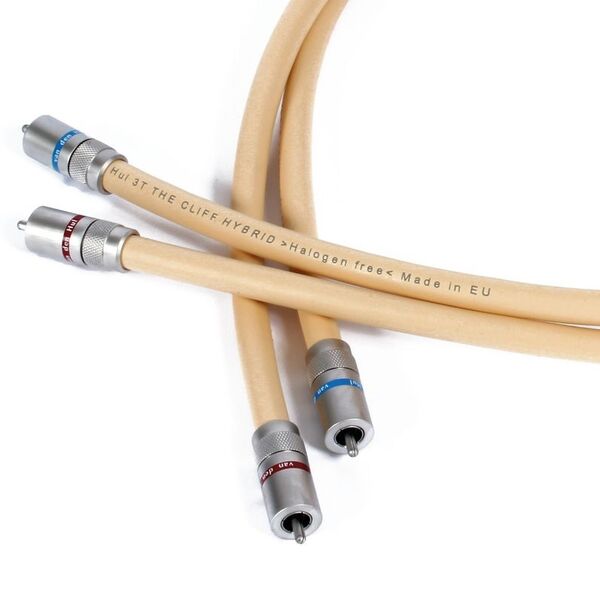 Кабель межблочный аудио Van Den Hul 3T The Cliff Hybrid RCA 1.0m артикул A118735-1