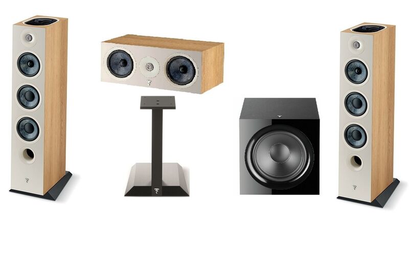 Комплект домашнего кинотеатра Denon AVR-X2700H + Focal Chora 826-D Light Wood + Chora Center Light Wood + Chora Center Stand + SUB 600 P black артикул A147914-1