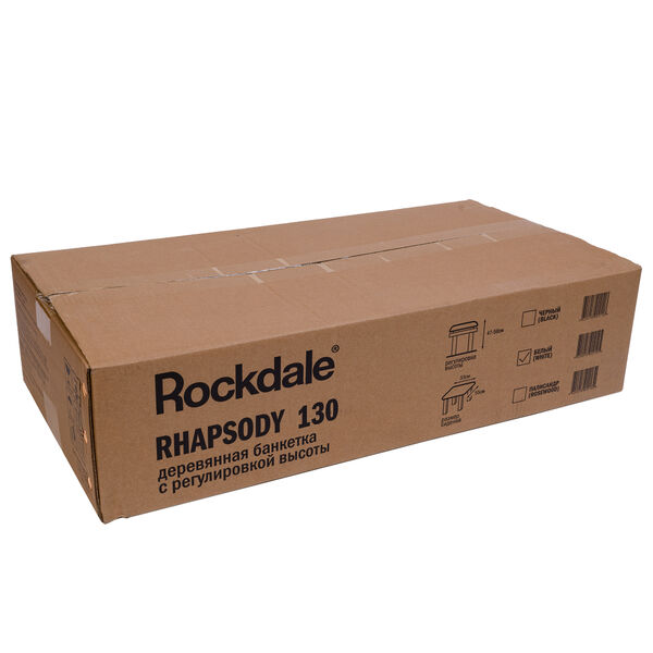 Банкетка ROCKDALE Rhapsody 130 White артикул A143538-1-11