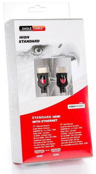 HDMI-кабель Eagle Cable HIGH STANDARD Standard HDMI Ethern. 5,0 m, 20010050 артикул A143316-1-2
