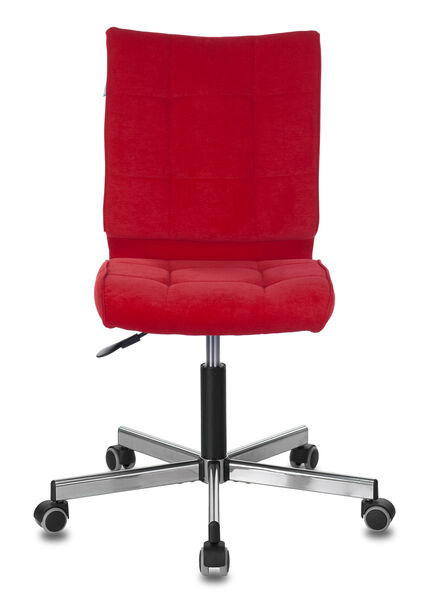 Кресло Бюрократ CH-330M/VELV88 (Office chair CH-330M red Velvet 88 cross metal хром) артикул A148161-1-2