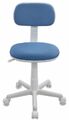 Кресло Бюрократ CH-W201NX/26-24 (Children chair CH-W201NX blue 26-24 cross plastic plastik белый) артикул A148268-1-2