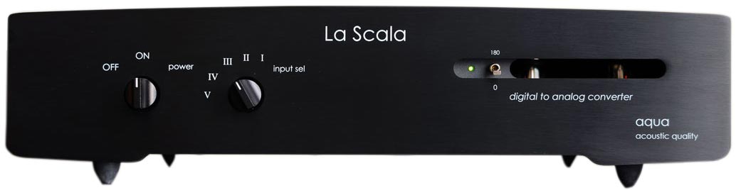 ЦАП Aqua Acoustic La Scala MKII black артикул A112202-1 в интернет-магазине «HiFi-Trade»
