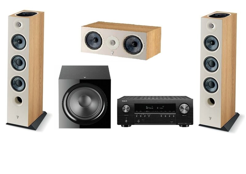 Комплект домашнего кинотеатра Denon AVR-S960H + Focal Chora 826-D Light Wood + Chora Center Light Wood + SUB 600 P black артикул A147913-1