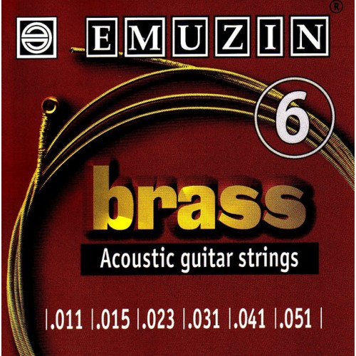 Струны для акустической гитары Emuzin Brass c обмоткой из латуни 011-051 артикул A168734-1 в интернет-магазине «HiFi-Trade»