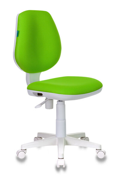 Кресло Бюрократ CH-W213/TW-18 (Children chair CH-W213 l-green TW-18 cross plastic plastik белый) артикул A148182-1