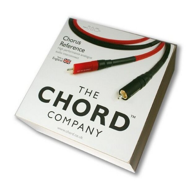 Кабель межблочный аудио Chord Company Chorus Reference 2RCA-2RCA 1.0m артикул A107582-1-2