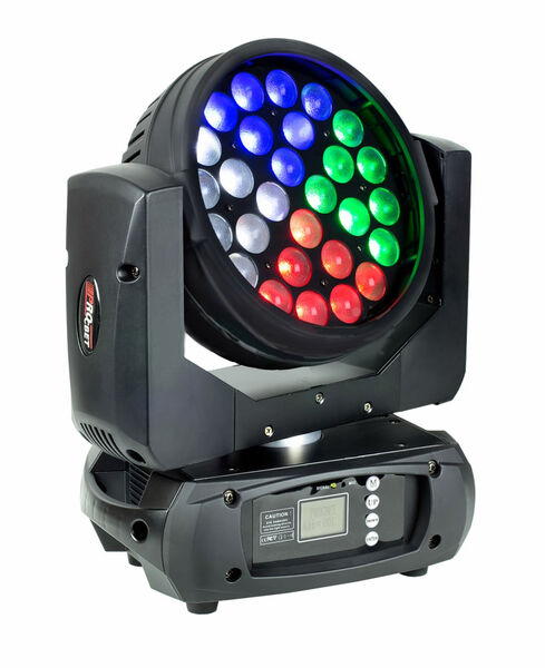 Cветодиодный вращающийся прожектор PROCBET WASH 28-12Z RGBWA+UV артикул A149754-1