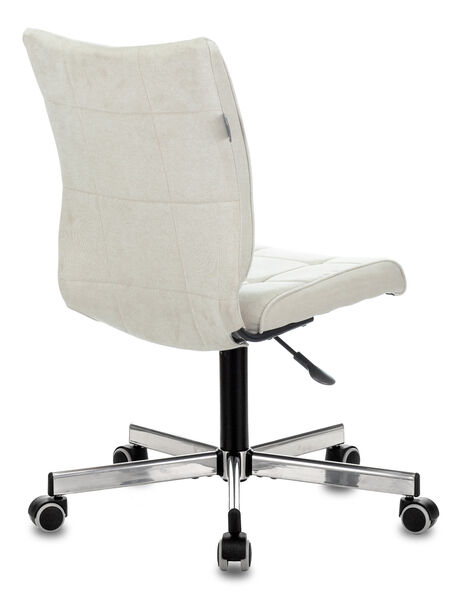 Кресло Бюрократ CH-330M/VELV20 (Office chair CH-330M milky Velvet 20 cross metal хром) артикул A148237-1-4