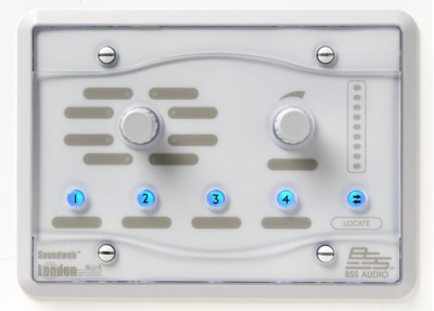 Панель BSS BLU8- WHT программируемая настенная панель управления серии BLU. Цвет белый артикул A105195-1