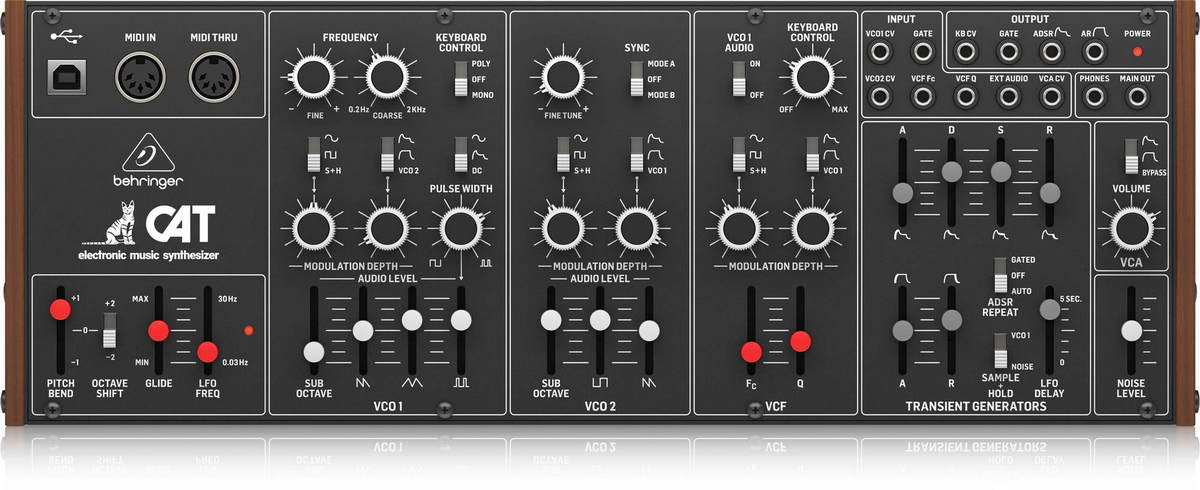 Аналоговый синтезатор Behringer CAT артикул A141649-1-3