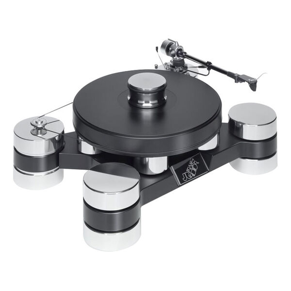 Стол проигрывателя винила Transrotor DARK STAR SILVER SHADOW с подготовкой под тонарм 9 артикул A113465-1