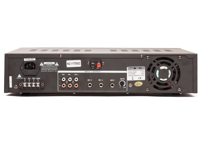 Усилитель звука Roxton MA-120 артикул A100987-1-2