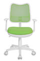 Кресло Бюрократ CH-W797/SD/TW-18 (Children chair Ch-W797 l-green TW-03A seatl-green TW-18 mesh/fabric cross plastic plastik б) артикул A148159-1-3