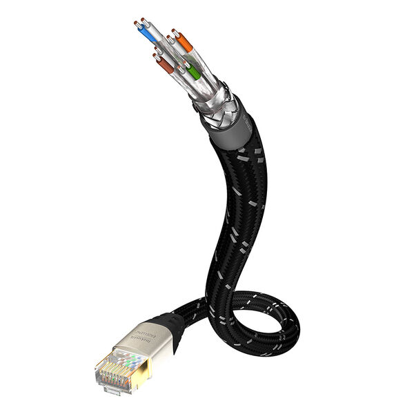 Патч-корд In-Akustik Exzellenz CAT6 Ethernet Cable 5.0m SF-UTP AWG 24 #00671105 артикул A112976-1