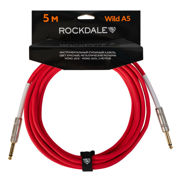 Инструментальный кабель ROCKDALE Wild A5 Red артикул A155114-1