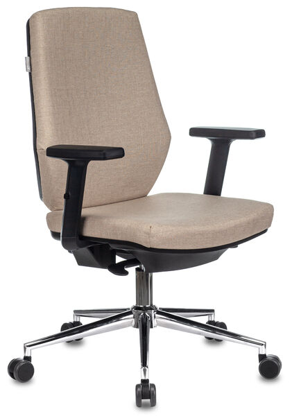 Кресло Бюрократ CH-545SL/1D/402-BG (Office chair CH-545SL beige 38-402 cross metal хром) артикул A148279-1