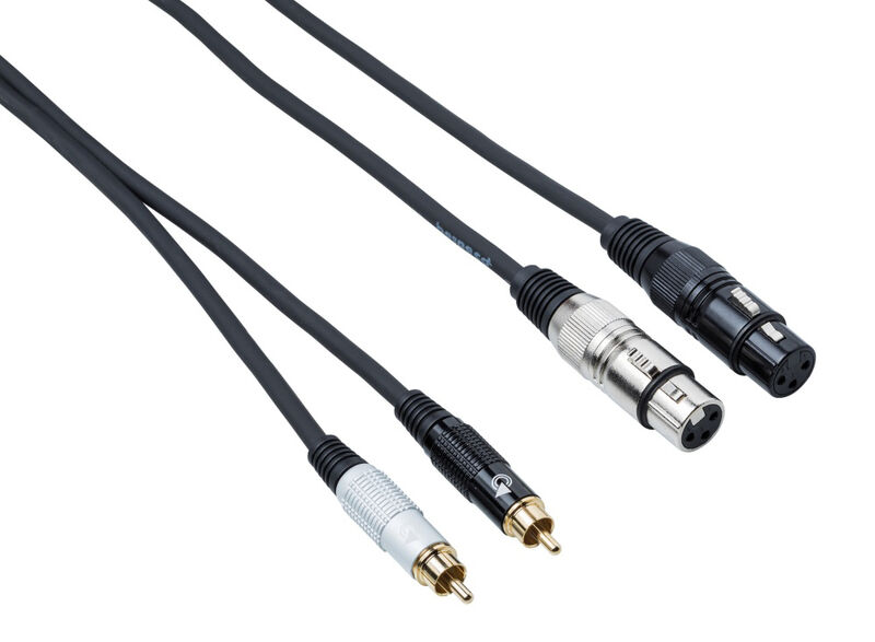 Кабель межблочный 2XLR-2RCA Bespeco EAY2F2R300 3 m артикул A146511-1