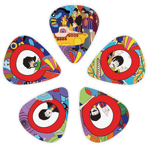 Медиаторы Planet Waves 1CWH4-10B7 серия Beatles, Yellow Submarine, Medium, 10 шт артикул A168051-1