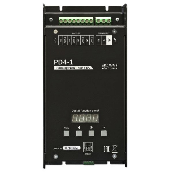Блок диммерный цифровой Imlight PD 4-1 (V) артикул A129785-1