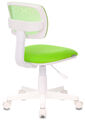 Кресло Бюрократ CH-W299/SD/TW-18 (Children chair CH-W299 l-green TW-03A TW-18 mesh/fabric cross plastic plastik белый) артикул A148234-1-4