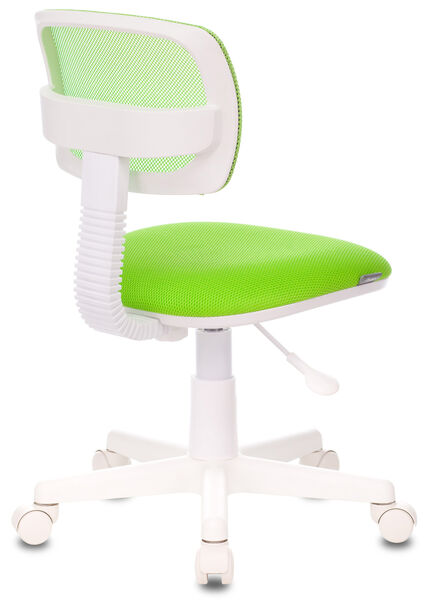 Кресло Бюрократ CH-W299/SD/TW-18 (Children chair CH-W299 l-green TW-03A TW-18 mesh/fabric cross plastic plastik белый) артикул A148234-1-4
