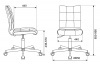 Кресло Бюрократ CH-330M/LOFT (Office chair CH-330M Loft rombus cross metal) артикул A148179-1-7