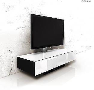 Тумбы под телевизор Spectral BR1501 V3 матовое стекло-белый артикул X33940047-1
