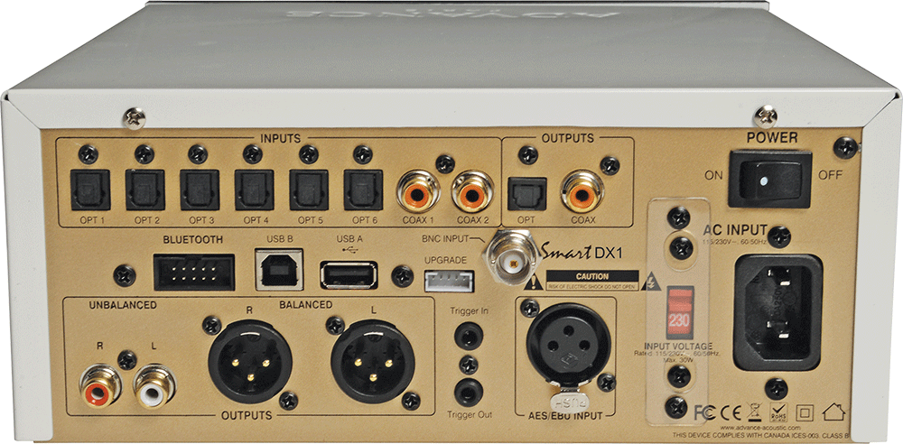 ЦАП Advance Acoustic DX1 white артикул A145306-1-5