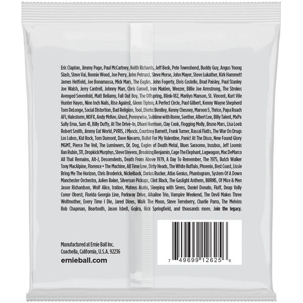 Струны для электрогитары Ernie Ball 2625 Nickel Wound Slinky артикул A168524-1-2