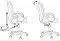 Кресло Бюрократ CH-687AXSN/#B (Office chair Ch-687AXSN black cross plastic) артикул A148195-1-5