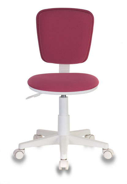 Кресло Бюрократ CH-W204NX/26-31 (Children chair CH-W204NX pink 26-31 cross plastic plastik белый) артикул A148248-1-2