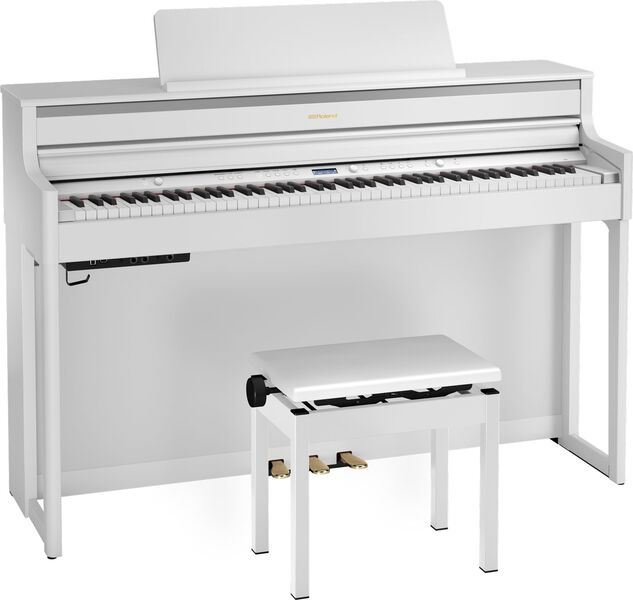 Цифровое пианино Roland HP704-WH + KSH704/2WH артикул A126759-1-2