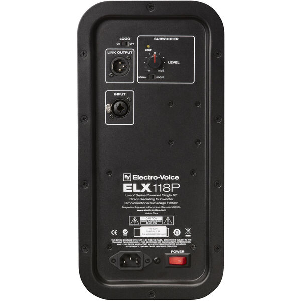 Сабвуфер ELECTRO VOICE ELX118P артикул A111064-1-5