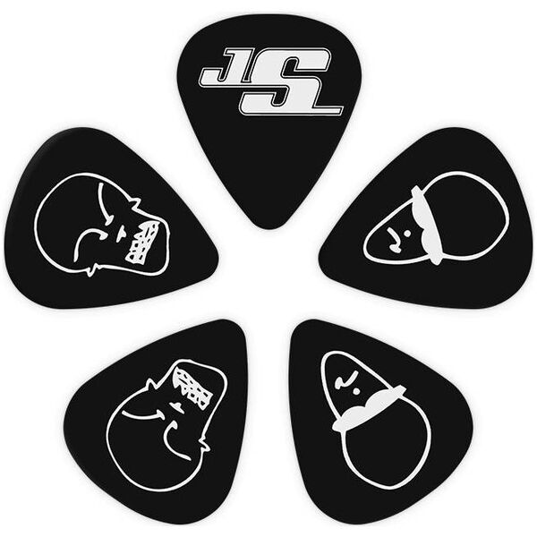 Медиаторы Planet Waves 1CBK6-10JS Satriani Signature, Black, Heavy 10 шт артикул A168128-1