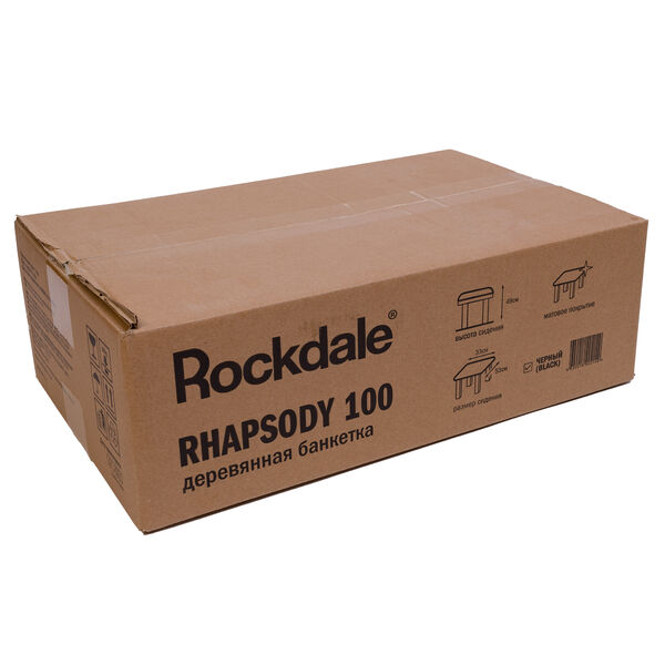 Банкетка ROCKDALE Rhapsody 100 Black артикул A143541-1-7