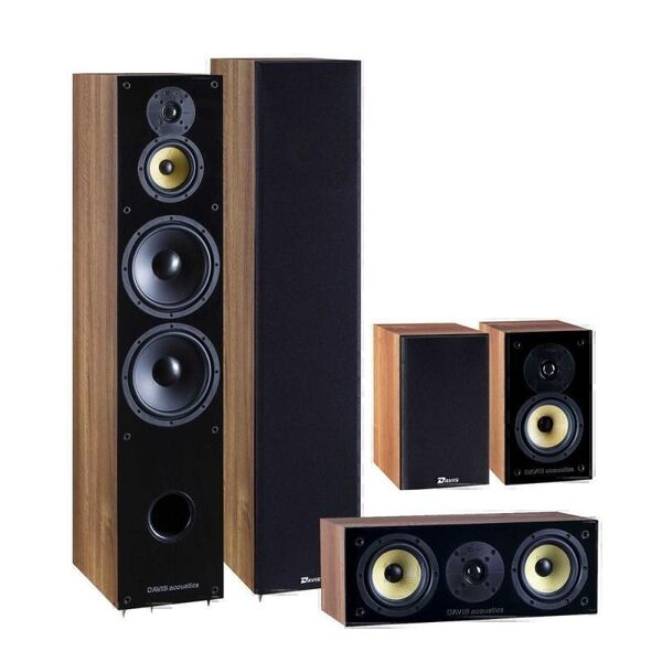 Домашние кинотеатры 5.0 Davis Acoustics Balthus Set 5.0 (90+30+10) walnut артикул X33983920-1