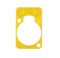 Подложка под панельные разъем Neutrik DSS-YELLOW