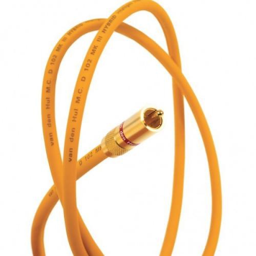 Кабель межблочный аудио Van Den Hul D-102 III 3T Hybrid RCA 0.8m артикул A101851-1