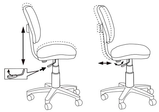 Кресло Бюрократ CH-W204NX/MASKARAD (Children chair CH-W204NX multicolor masquerade cross plastic plastik белый) артикул A148241-1-6