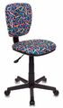 Кресло Бюрократ CH-204NX/PENCIL-BL (Children chair CH-204NX blue pencils cross plastic) артикул A148214-1-1