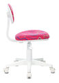 Кресло Бюрократ CH-W201NX/STICK-PK (Children chair CH-W201NX crimson Sticks 05 cross plastic plastik белый) артикул A148204-1-3