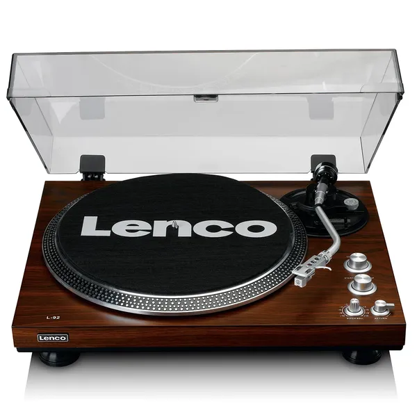 Проигрыватель винила Lenco L-92 Walnut артикул A162656-1 в интернет-магазине «HiFi-Trade»