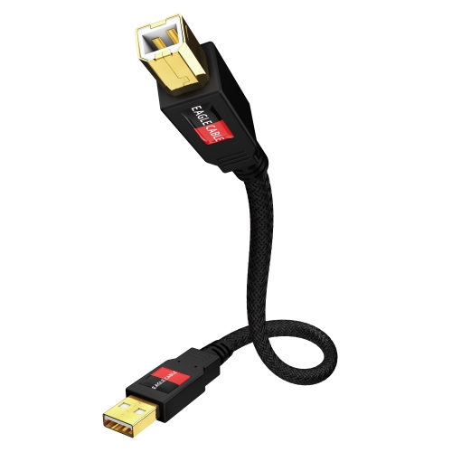 Кабель Eagle Cable DELUXE USB 2.0 A - B 0.8m #10060008 артикул A147195-1