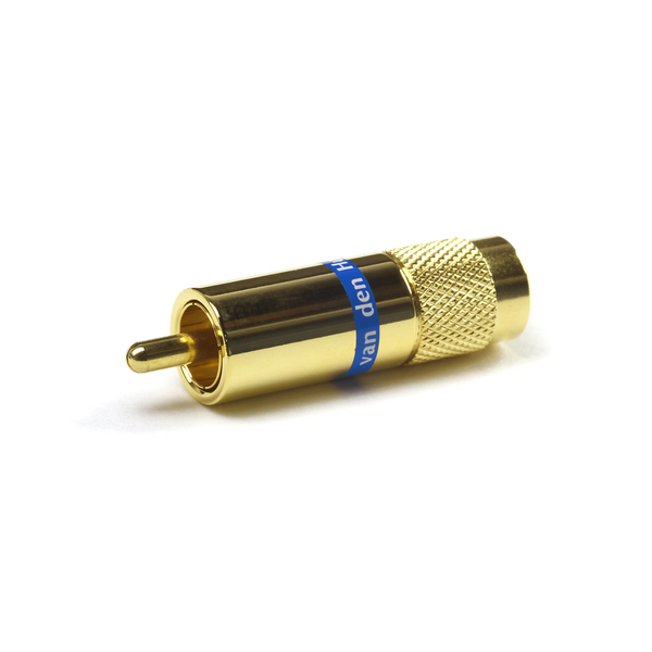 Разъем Van Den Hul C - 7.3 RCA Gold-Blue артикул A130148-1 в интернет-магазине «HiFi-Trade»