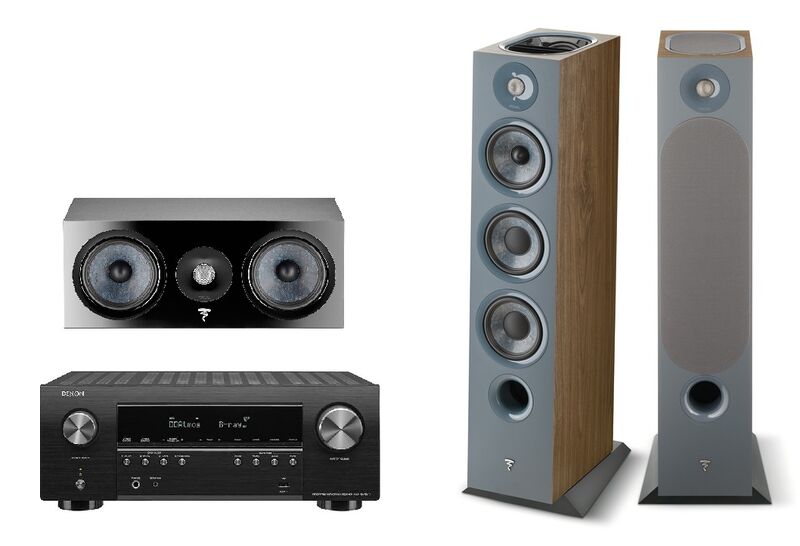 Комплект домашнего кинотеатра Denon AVR-S960H + Focal Chora 826-D Dark Wood + Chora Center black артикул A147925-1