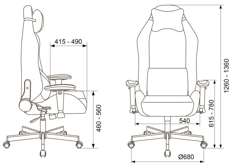 Кресло Knight T1 KHAKI (Game chair Knight T1 khaki ecomech headrest cross metal) артикул A148280-1-11