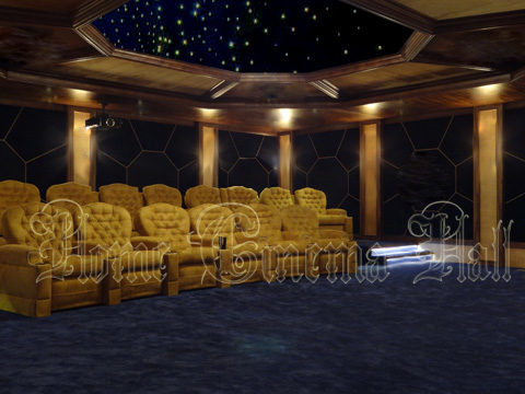 Кресло для домашнего кинотеатра Home Cinema Hall Tron артикул A117851-1-4