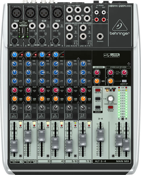 Микшерный пульт Behringer Q1204USB артикул A102633-1
