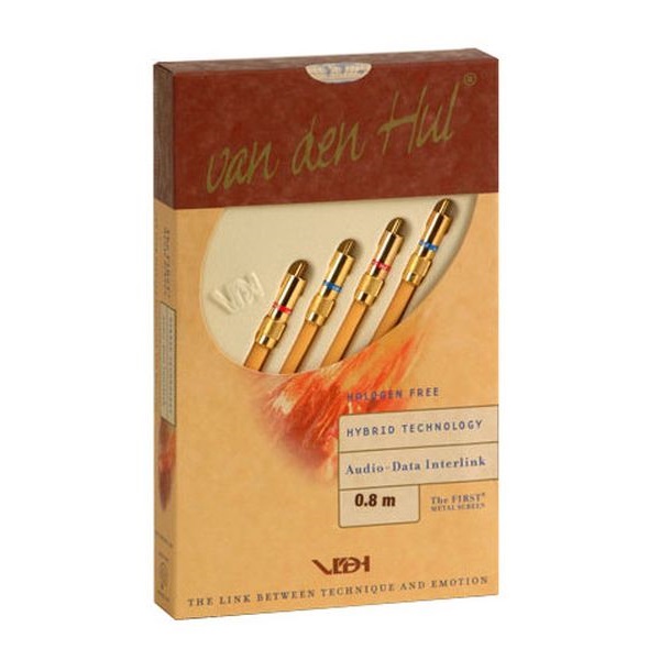 Кабель межблочный аудио Van Den Hul The First Metal Screen RCA 0.8m артикул A101871-1-3